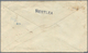 16208 Sowjetunion: 1936, 50 Kop North Pole On Blued Paper On Letter To Great Britain. - Briefe U. Dokumente