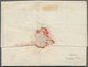 16243A Spanien - Vorphilatelie: 1774 (17 May) Cadiz To Guatemala. Mark "ESPANA" Linear In Red Applied In La - ...-1850 Préphilatélie