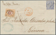 16250 Spanien: 1874, 50 C Ultramarine, Single Franking On Folded Letter Cover From Barcelona With Manuscri - Gebraucht