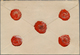 16252 Spanien: 1891. Registered Envelope To France Bearing Yvert 198, 5c Blue And Yvert 209, 1 Peseta Viol - Oblitérés