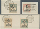 Delcampe - 16254 Spanien: 1920, U.P.U. Complete Set With 1 Peseta Twice Included All On Pieces With Spezial Cancellat - Gebraucht