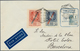 16260A Spanien: 1936, "Nationale Philatelistische Ausstellung In Madrid", Satz Auf Tadellosem FDC-Luftpost- - Gebraucht