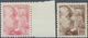 16265 Spanien: 1940, General Franco 4 PTAS Pink And 10 PTS Red-brown, Perforated 9 3/4: 10 1/4, Faultlessl - Oblitérés