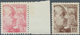 16265 Spanien: 1940, General Franco 4 PTAS Pink And 10 PTS Red-brown, Perforated 9 3/4: 10 1/4, Faultlessl - Gebraucht