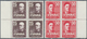 16266 Spanien: 1947. Complete Airmail Set 25p Falla And 50p Zuloaga In Margin Blocks Of 4. Mint, NH. (Sc # - Gebraucht