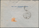 16280 Triest - Zone A: 1945/1947, Group Of 3 Covers: 25 L Blue And 50 L Green Airmail Stamps (Mi.29, 31), - Neufs