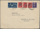 16280 Triest - Zone A: 1945/1947, Group Of 3 Covers: 25 L Blue And 50 L Green Airmail Stamps (Mi.29, 31), - Ungebraucht