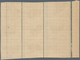 16290 Tschechoslowakei: 1922. Complete Airmail Set (3 Values) In Vertical Strips Of 3 (except 50h) Mounted - Lettres & Documents