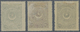 16333 Türkei: 1923. The Definitives Set's Three High-values: 50pia, 100pia And 500pia. All Unused (hinge R - Briefe U. Dokumente