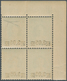 16440 Vatikan: 1934, "Provisorials", 3.05 On 5 L Green, Block Of Four From The Left Upper Corner Of The Sh - Briefe U. Dokumente