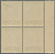 16441 Vatikan: 1934, "Provisorials", 3.30 On 10 L Olive Black, Block Of Four From The Left Margin Of The S - Briefe U. Dokumente