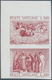 16453 Vatikan: 1976, 100 L. Und 300 L. Tizian Im Postfrischen, Ungezähnten Senkrechten Oberrandpaar. Signi - Lettres & Documents
