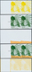 16606 Vereinte Nationen - Wien: 2000. Progressive Proof (10 Phases), Viz Color Separations, In Horizontal - Ungebraucht