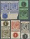 16620 Zypern: 1924/1925, KGV Definitives 15 Different Stamps All From Margins With PLATE NUMBERS (controls - Autres & Non Classés
