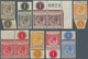 16620 Zypern: 1924/1925, KGV Definitives 15 Different Stamps All From Margins With PLATE NUMBERS (controls - Sonstige & Ohne Zuordnung