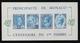 MONACO 1985 - FEUILLET NON DENTELE IMPERFORATED BLEU N° YT 33a - Bloques