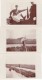 Dutch Canal Life, Netherlands Lot Of 5 Photos Boat On Canal, People Sit On Top Of Wagon? Boat? C1910s/20s Vintage Photos - Places