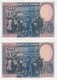 PAREJA CORRELATIVA DE 50 PTAS DE 1928 DE VELAZQUEZ SERIE E EN CALIDAD EBC (XF) (BANKNOTE) - 50 Pesetas