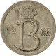 Monnaie, Belgique, 25 Centimes, 1968, Bruxelles, TTB, Copper-nickel, KM:153.1 - 25 Centimes