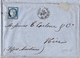 Lettre 1876 Paris Hollander & Cie Place De La Bourse Pour Nice Alpes Maritimes Cérès Type II - 1871-1875 Cérès