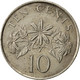 Singapour, 10 Cents, 1985, British Royal Mint, TTB, Copper-nickel, KM:51 - Singapour