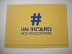 PUBLICITE : Un Ricard Des Rencontres - Lot De 2 Cartes Postales - (Lot 18.207/18.208)) - Reclame