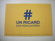 PUBLICITE : Un Ricard Des Rencontres - Lot De 2 Cartes Postales - (Lot 18.207/18.208)) - Reclame