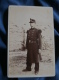 Photo Format Cabinet Sans Mention Photographe  Militaire 122° Infanterie  Capote - L378 - Old (before 1900)