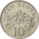 Singapour, 10 Cents, 1989, British Royal Mint, TTB, Copper-nickel, KM:51 - Singapour