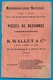 En L'état AGRICULTURE Moissonneuse-Lieuse McCORMICK Pièces De Rechanges R. WALLUT 75019 Paris Mac Mc Cormick Matériel - Autres Plans