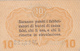 CASSA VENETA DEI PRESTITI - CAT. - RARO - 10, CENTS - FIOR DI STAMPA ,SERIE X Nr.22723,UNC. - Biglietti Consorziale