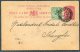 1927 Gibraltar Uprated Stationery Postcard.Barclays / Anglo-Egyption Bank - N.I. Handelsbank,Shanghai Chinia, Hong Kong - Gibraltar