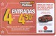 TARJETA DE PUBLICIDAD DE YELMO CINES (GIFT CARD-CADEAU) COCHE KIA Y COCA-COLA - Otros & Sin Clasificación