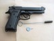 Delcampe - Beretta M92 Auto Replica Vintage A Salve Kimar Eccellente Con Scatola E Certificato - Armi Da Collezione