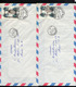 BIROBIDJAN 1993, TELAPHILA, 4 Enveloppes, OVERPRINTED Sur URSS / SU 3k Navire, LOCAL ISSUE.  Rgris - Vignettes De Fantaisie