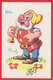 CPSM- WALT DISNEY - " PROF  " - Chocolat TOBLER **SUP** - 2 SCANS - Disneyworld