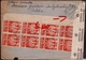 Poland 1944 Red Cross Letter From Poland To Geneva. Registered Letter Warsaw 16, Censor 5, XII. 1944, Stamps 383 - 8 V. - Verschlussmarken Der Befreiung