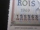Billet Loterie Nationale Française 1969 Tranche Spécial Des Rois Lottery-Scratch-Ticket Entier 45 Fr Tirage Taille Douce - Billets De Loterie