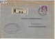 1937 Recommande Courtelary 15.III.37 Greffe Du Tribunal Mit Gebührenmarke Canton Bern 176z/208z To Wauwil - Lettres & Documents