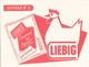 Buvard " Liebig " ( Pliures,  20 X 14.5 Cm ) - Soups & Sauces