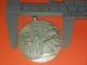 ANCIENNE MÉDAILLE BRONZE ARGENTE PATRONAGES DE FRANCE U.R.S. PARIS 1921 Graveur G. DEDIEU Diamètre 41 Mm 37.42 Gr. - Autres & Non Classés