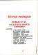 - Flyer - Stevie Wonder - Palais Des Sports. Grenoble - 1981 - - Autres & Non Classés