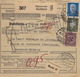 Paketkarte, Bulletin D'expédition Hannover-Buchholz, Hamburg, 1931 - Storia Postale