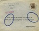 Old Enveloppe : Société Anonyme Des Chemins De Fer Vicinaux De BINCHE Bracquegnies .... (  Timbre Deutches Reich ) - Letter Covers