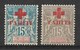 TAHITI 1915  RED CROSS - Croix-Rouge