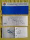 Delcampe - JAT AIR LINES YUGOSLAVIA Ticket BEOGRAD - PRAGUE 1983 + Ticket Folder - Europe