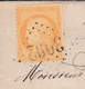 Lettre Tournon-sur-Rhône 1872 Pour Saint Victor Cérès 15 Centimes Ardèche Étude Moutin Avoué - 1849-1876: Période Classique