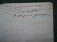 GARD  - ST. ANDRE DE VALBORGNE    -   BUREAU MILIAIRE .....  RELATIF AUX FOURAGES - Manuscrits