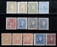 China 1945 Mengkiang Unissued Stamps 2c-$20 Mint With Gum Mixed Conditions - 1941-45 Chine Du Nord