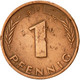 Monnaie, République Fédérale Allemande, Pfennig, 1976, Stuttgart, TB, Copper - 1 Pfennig